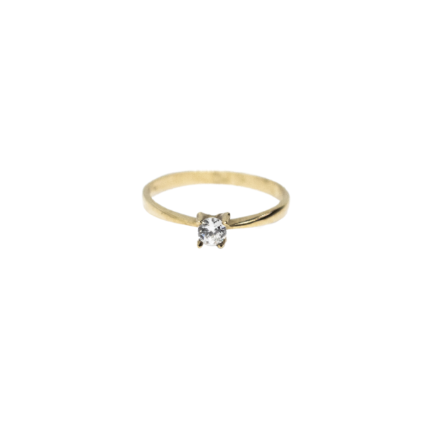 Anillo de oro Solitario - Imagen 2