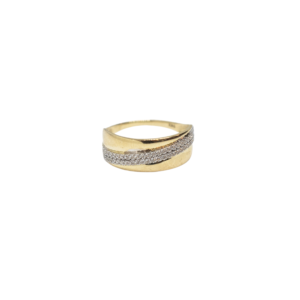 Anillo de oro con Circonias