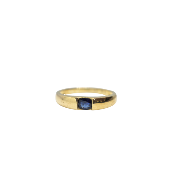 Anillo de oro con Zafiros - Imagen 2