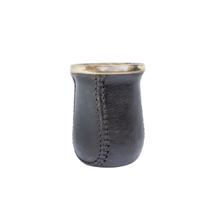Mate boca de plata y oro en acero