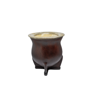 Mate Camionero con boca de plata y oro
