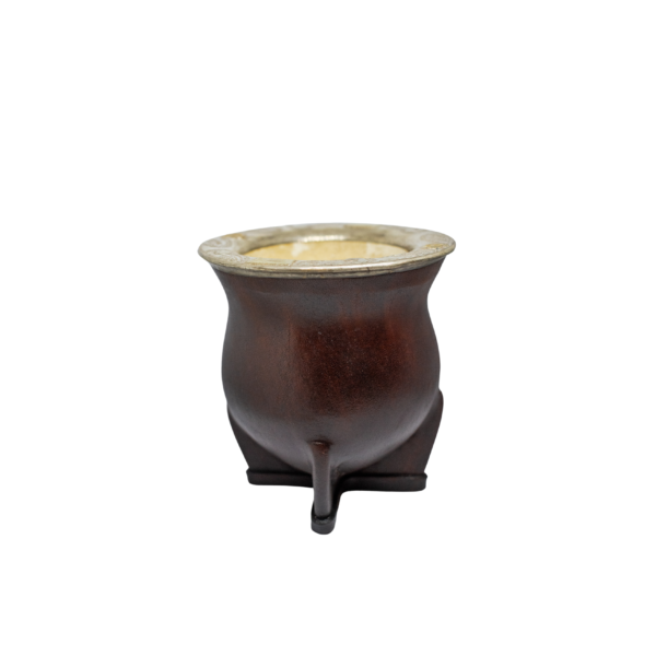 Mate Camionero con boca de plata y oro