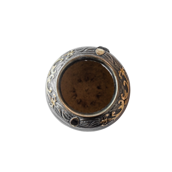 Mate boca de plata y oro (2 cm.) - Imagen 2