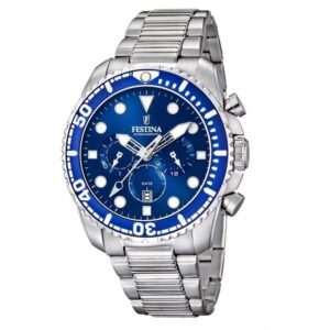 Reloj Festina de caballero con esfera azul