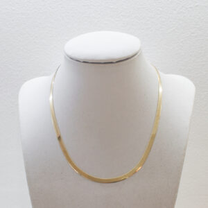Cadena cinta de oro