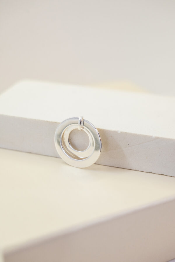 Colgante para grabar (2 aros pequeños)