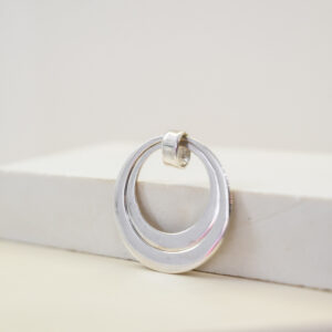 Colgante para grabar (2 aros grandes)