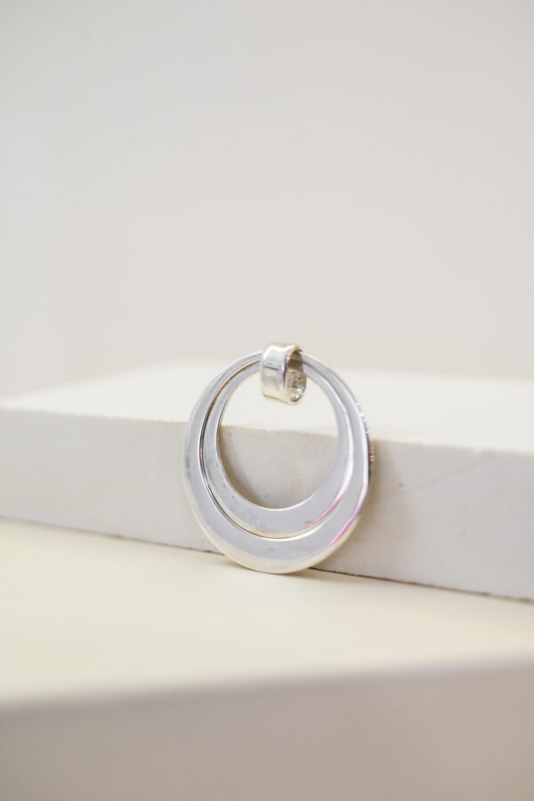 Colgante para grabar (2 aros grandes)