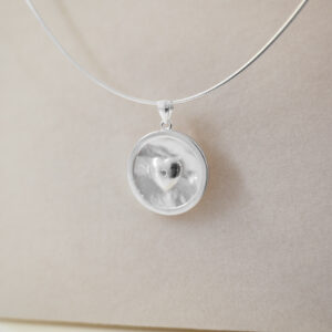 Cadena de plata + dije de Nácar