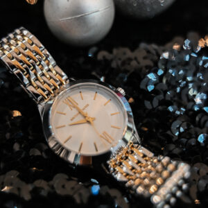 Reloj Michael Kors plateado/dorado de dama