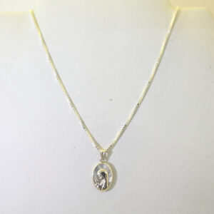 Cadena de plata + medalla de Virgen Niña