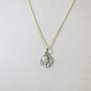 Cadena de plata + medalla en plata
