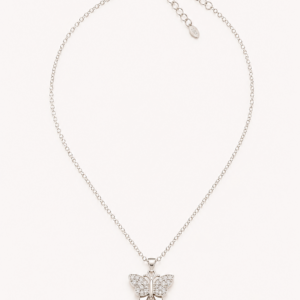Cadena + dije de mariposa