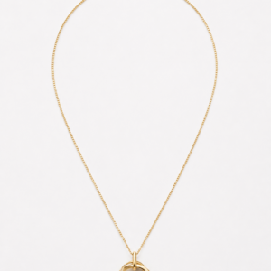 Cadena de oro 12K + colgante doble aro en oro