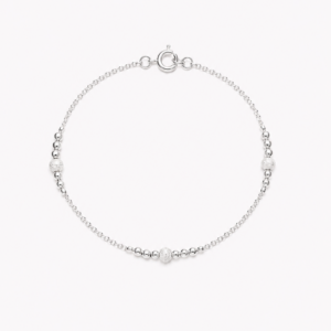 Pulsera de plata con bochitas